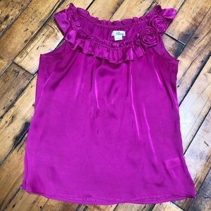 Allura silky pink top, size M, On Or Off Shoulder